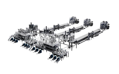 Línea de producción automática del material del cátodo de la batería